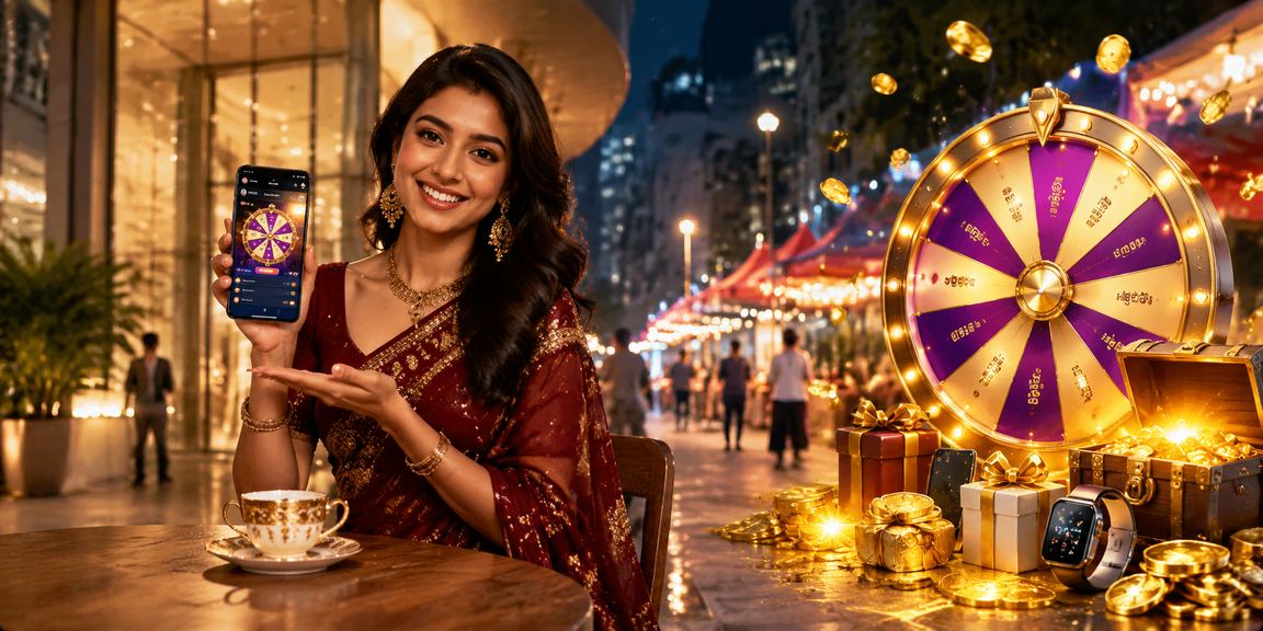 কুমিল্লায় লাকি ড্র উৎসবে পুরস্কার পাচ্ছেন একজন বিজয়ী