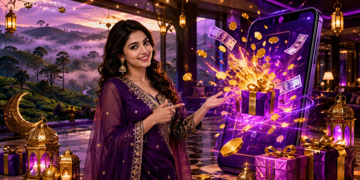 সিলেটে ঈদ উৎসবে ক্যাশব্যাক বোনাস উপভোগ করছেন একজন খেলোয়াড়